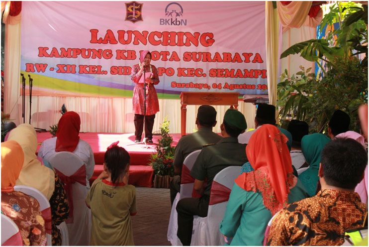 Launching Kampung KB Surabaya
