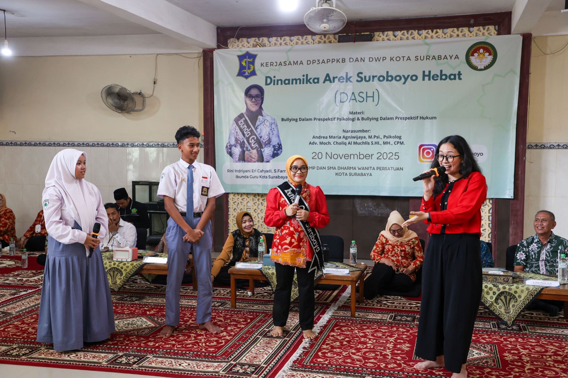 Pemkot Surabaya Cegah Bullying di Kalangan Remaja Lewat Sosialisasi Dinamika Arek Suroboyo Hebat, Bangun Ekosistem Sekolah Aman dan Toleran