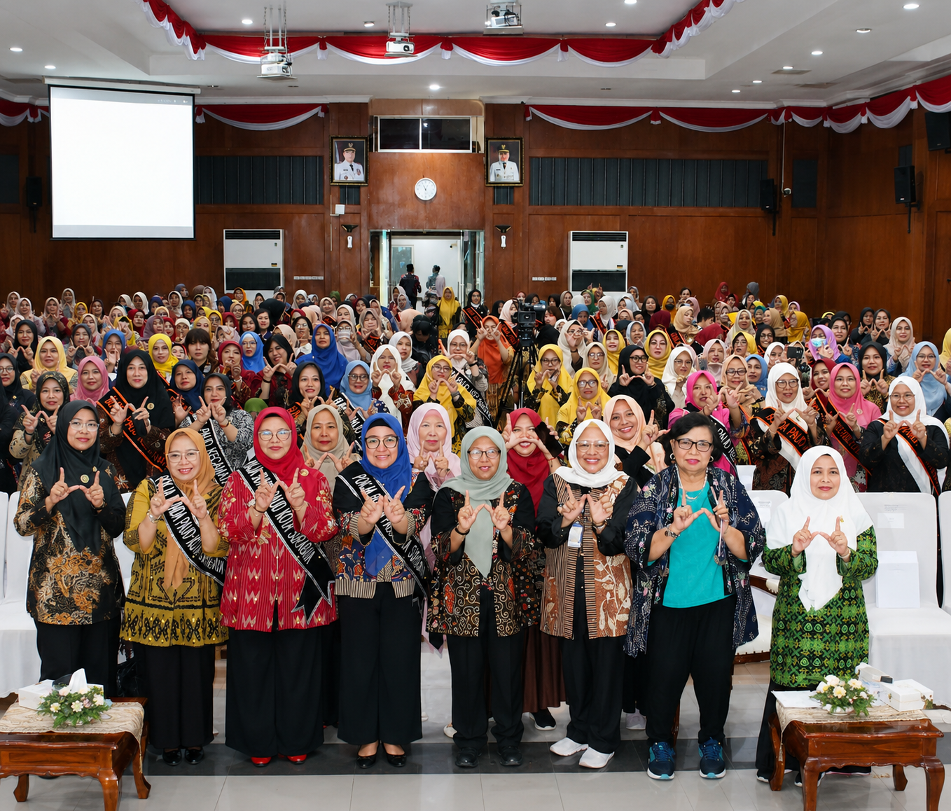 Rapat Kerja Bunda PAUD kecamatan dan kelurahan Se-kota Surabaya