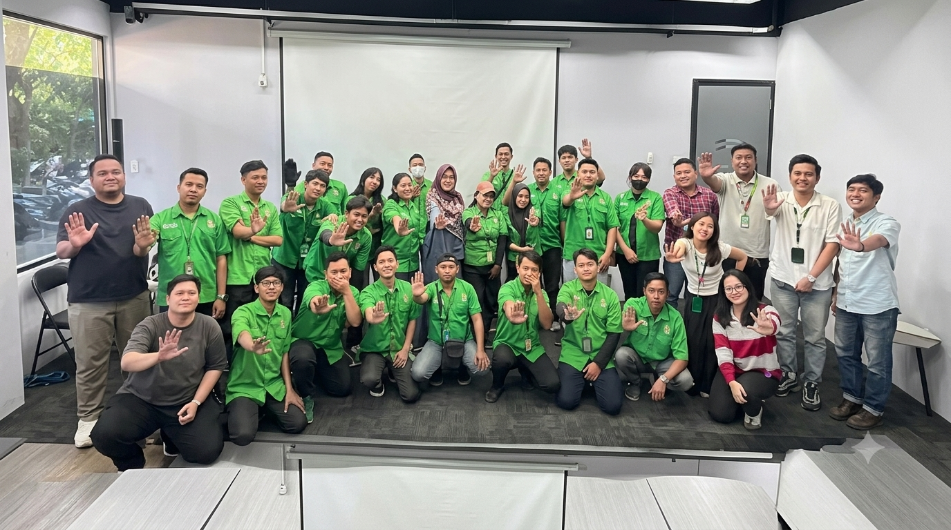 Sosialisasi Sexual Violence Prevention and Response Training Bagi Petugas Aplikasi Daring Grab di Area Transportasi Publik